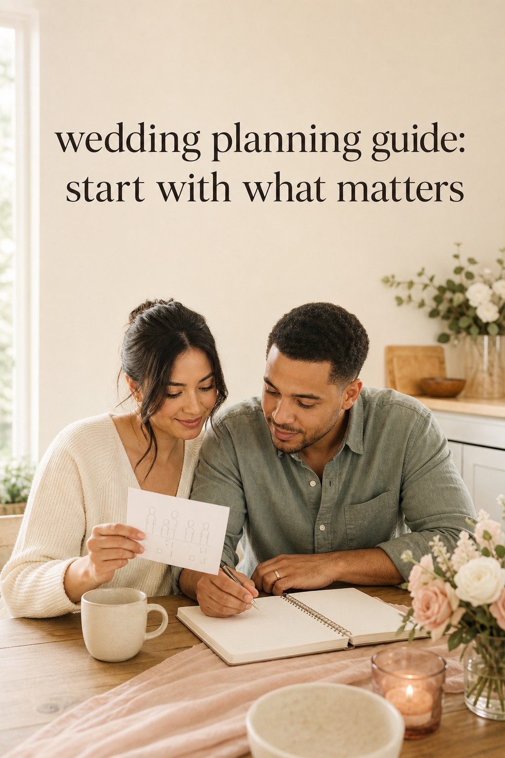 wedding planning guide couple beginning with shared priorities
