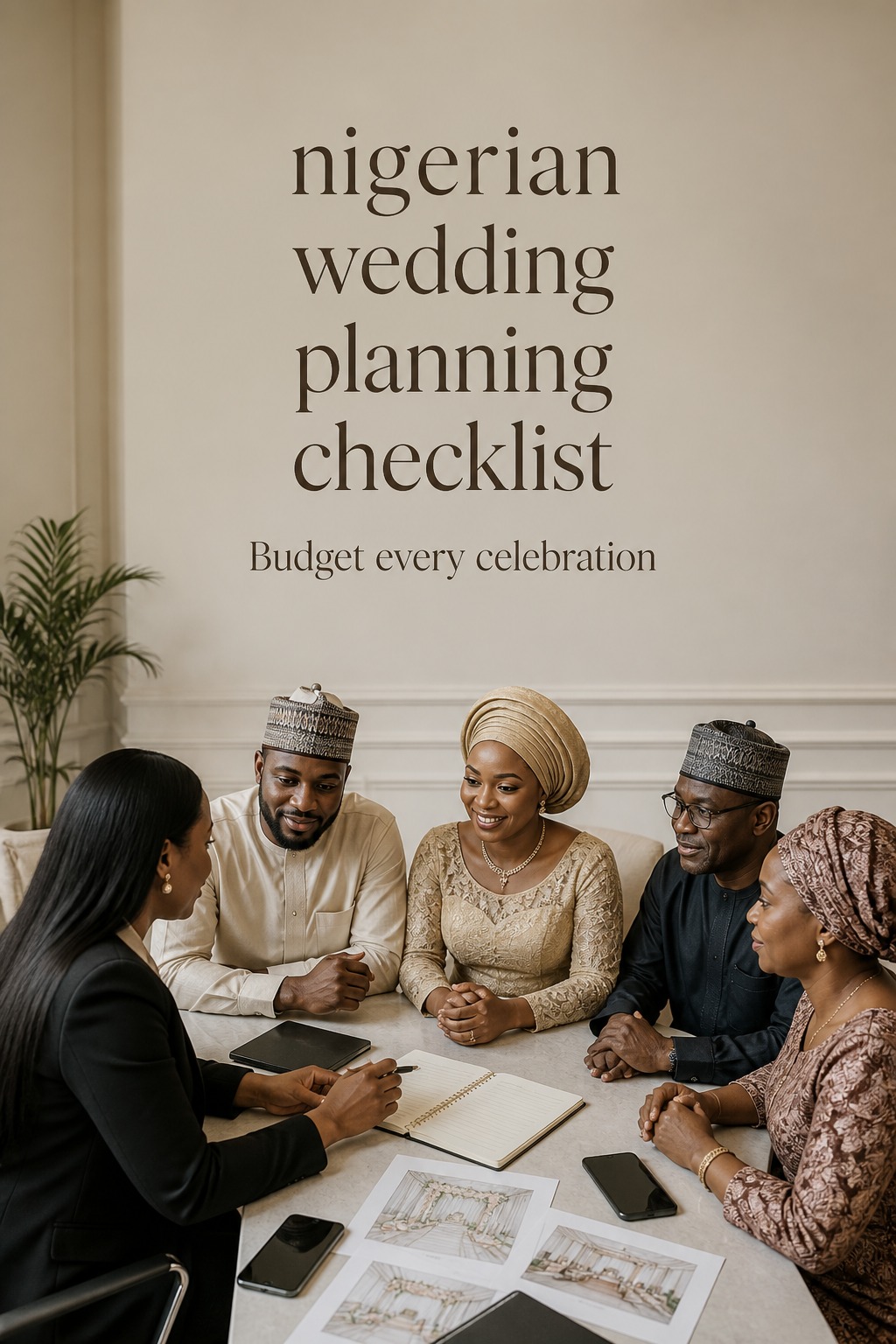 nigerian wedding planning checklist family budget meeting