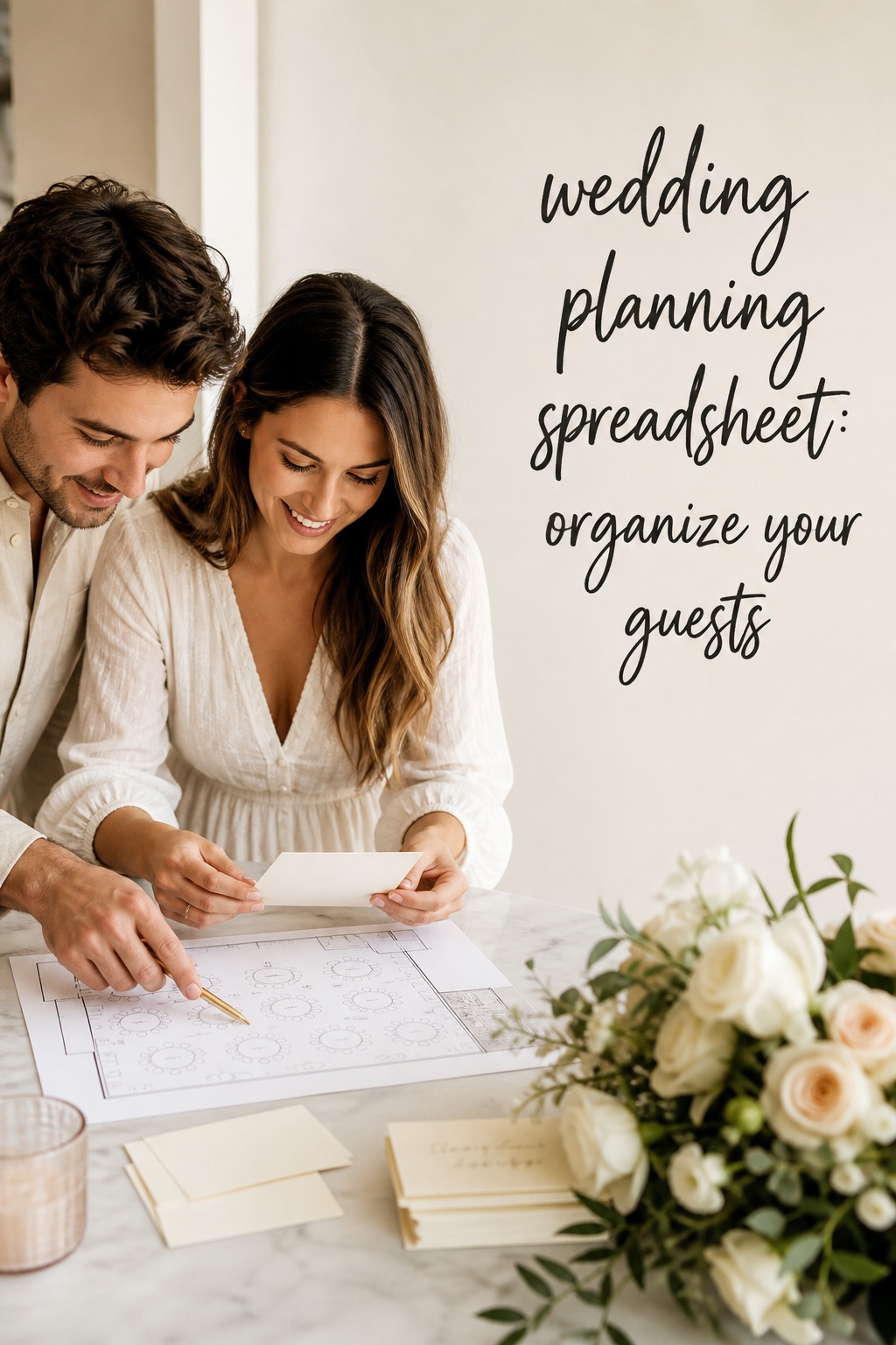 wedding planning spreadsheet for comparing vendor proposals and contracts