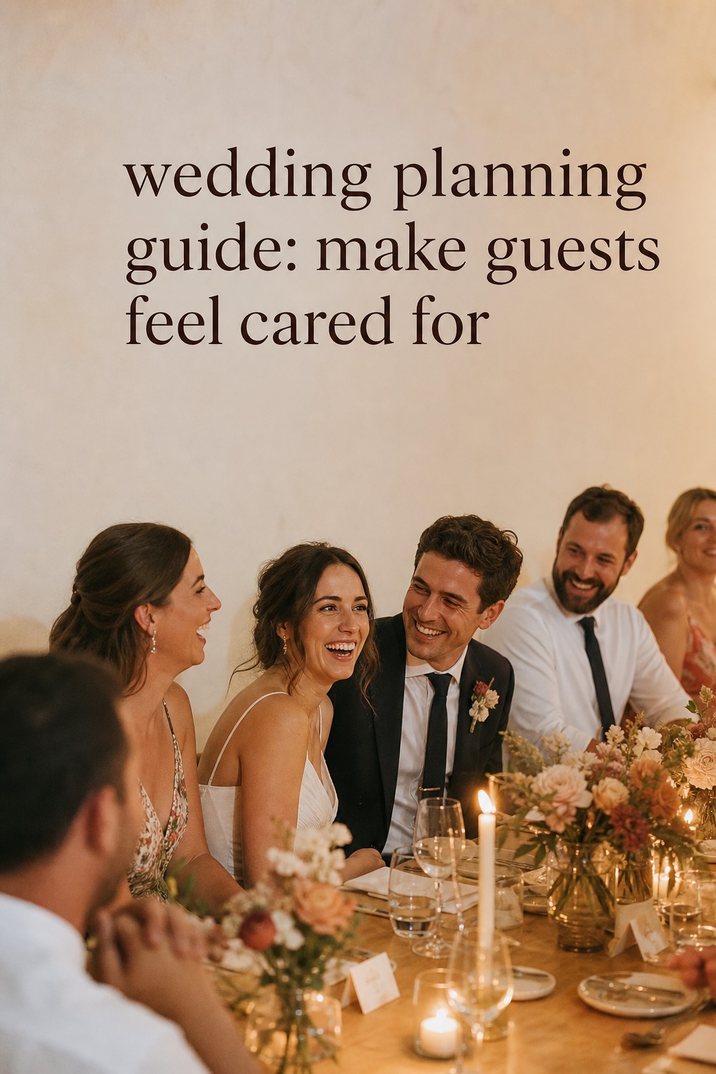 wedding planning guide joyful dinner guests around an intimate reception table