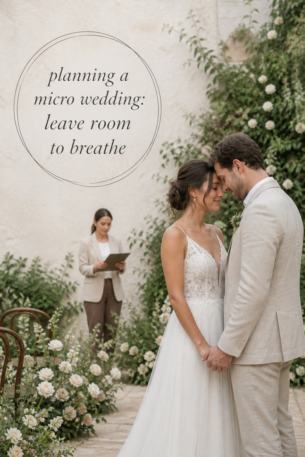 Planning a micro wedding final week emergency kit and vows