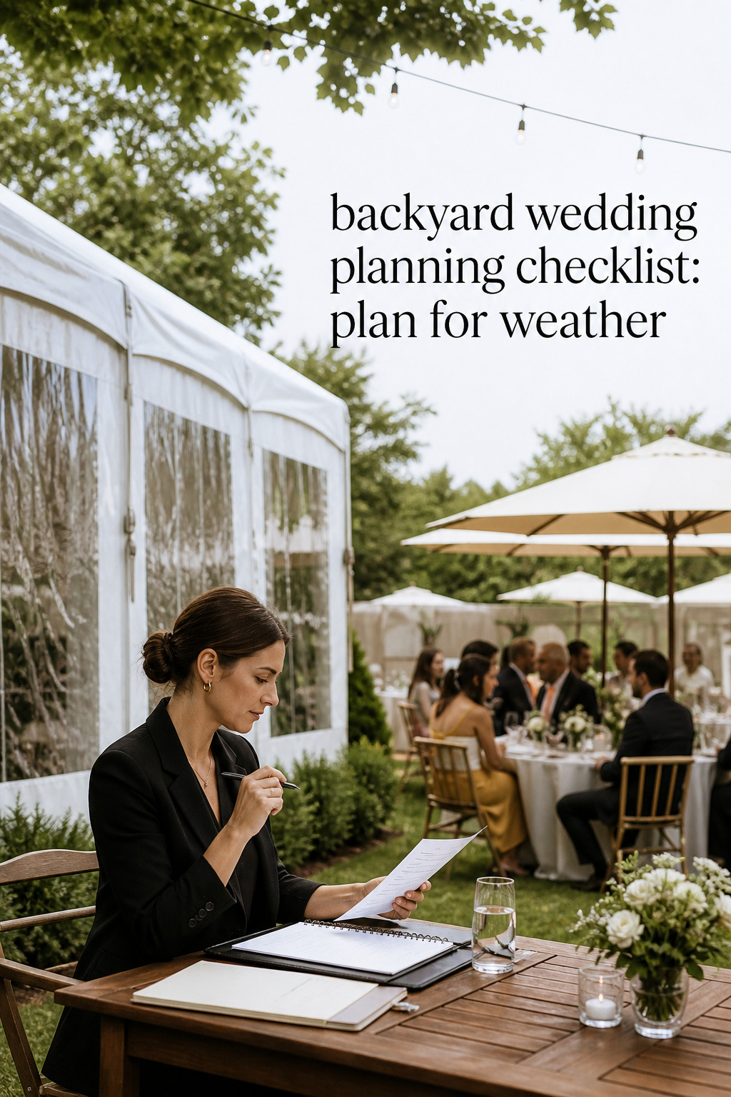backyard wedding planning checklist final wedding venue walkthrough