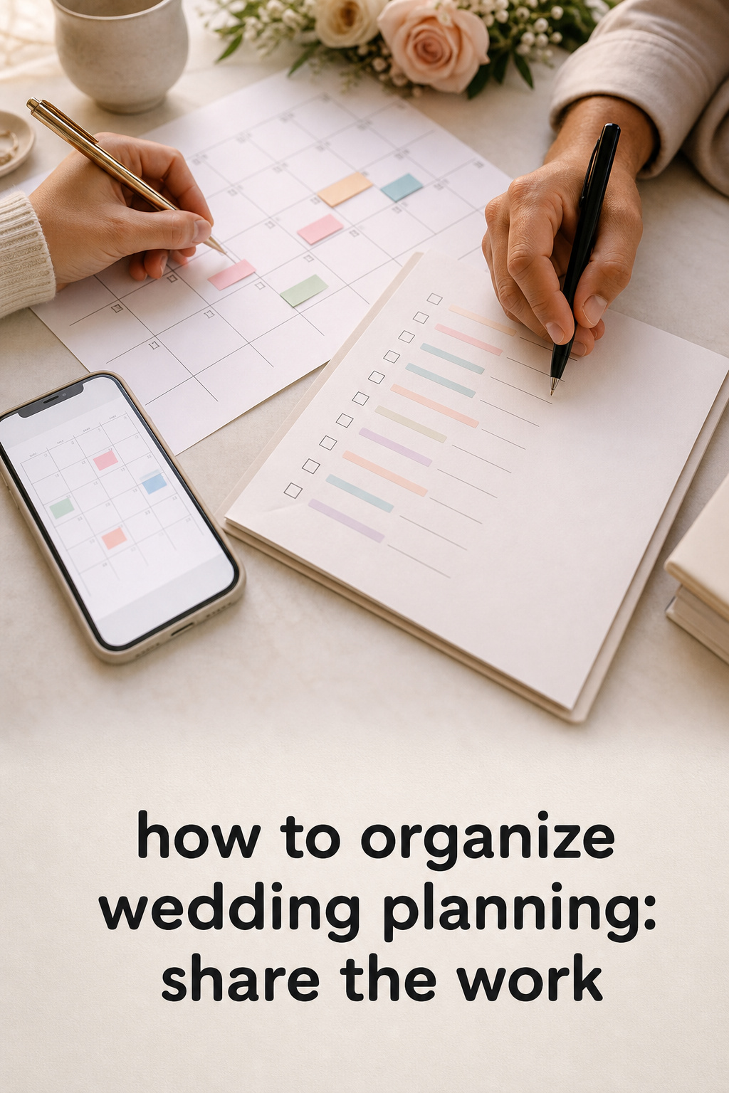 how to organize wedding planning with a final handoff folder