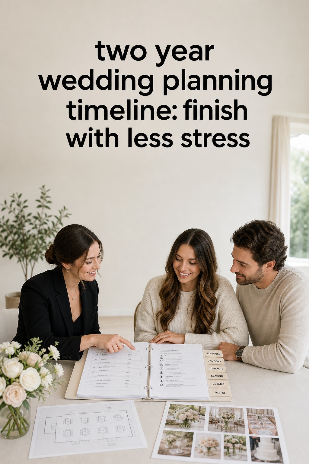 two year wedding planning timeline for a lower stress final handoff