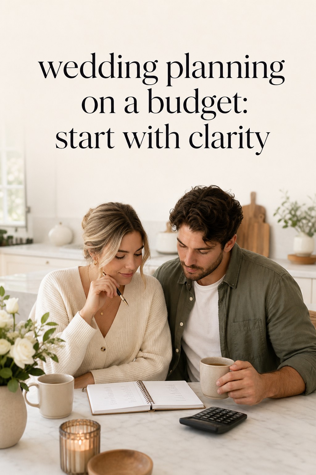 wedding planning on a budget with a calm shared budget workspace