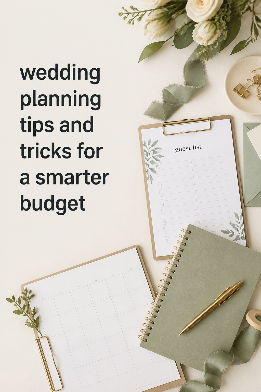 wedding planning tips and tricks for a smarter budget workspace