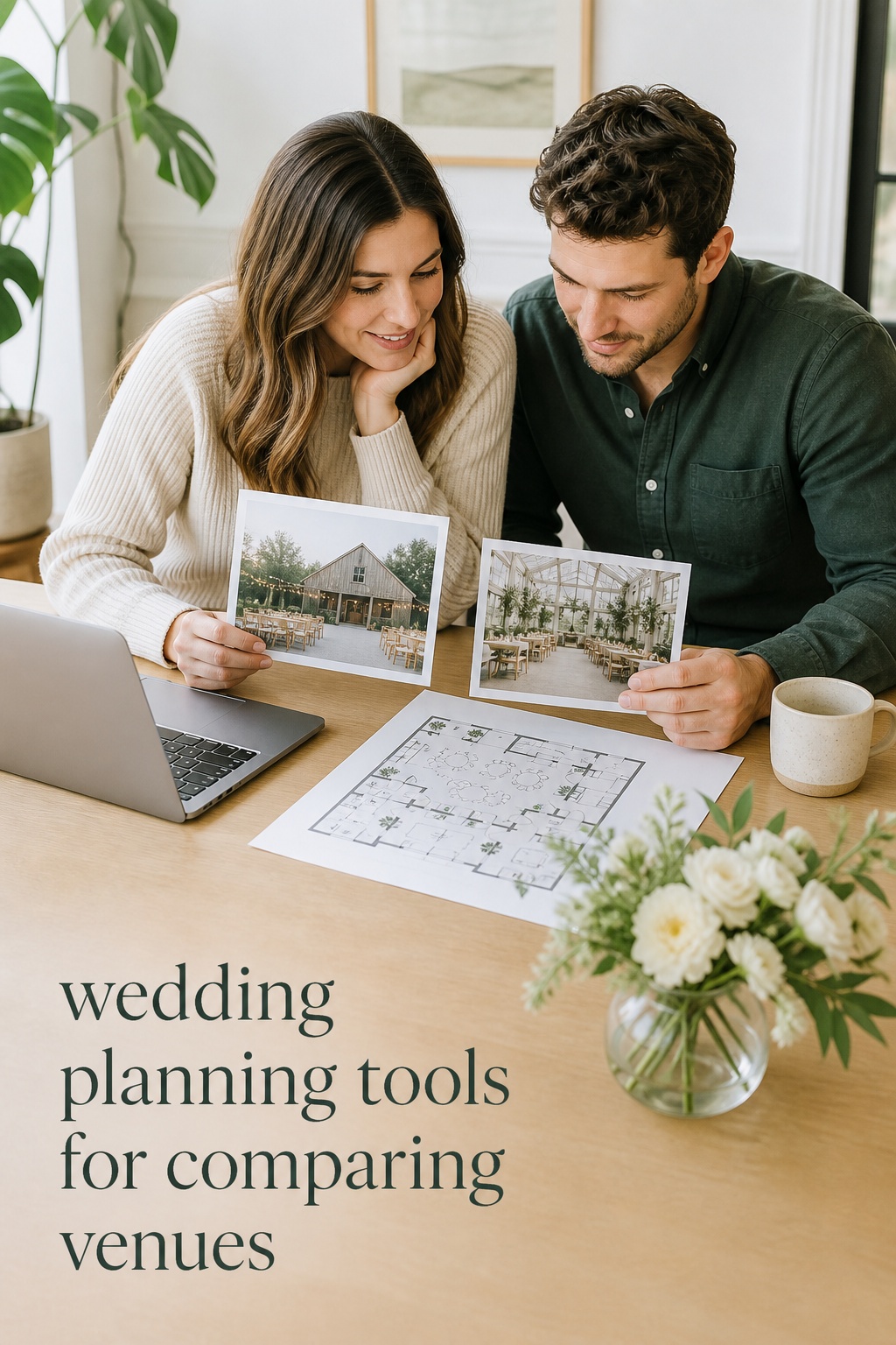 wedding planning tools for comparing venues with floor plans and venue photos