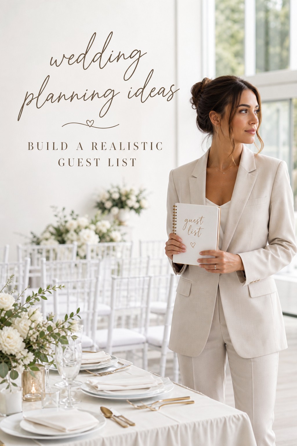 wedding planning ideas Build a realistic guest list