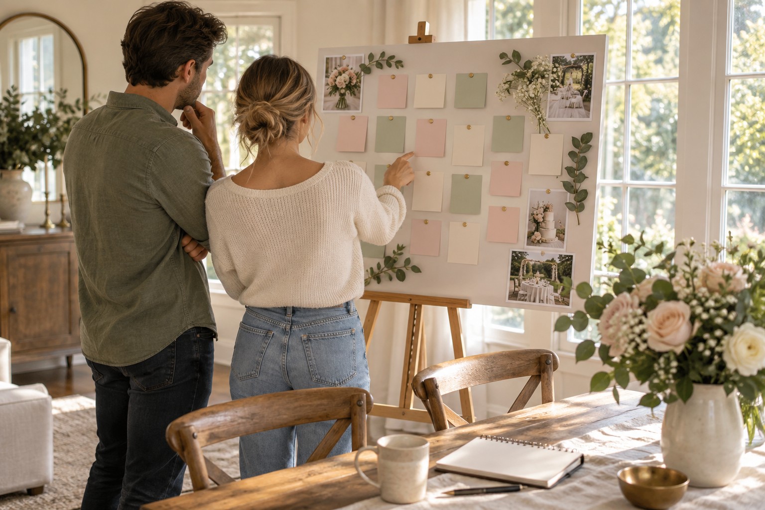 Wedding Planning Sticky Note Board: Build a 90-Minute Setup