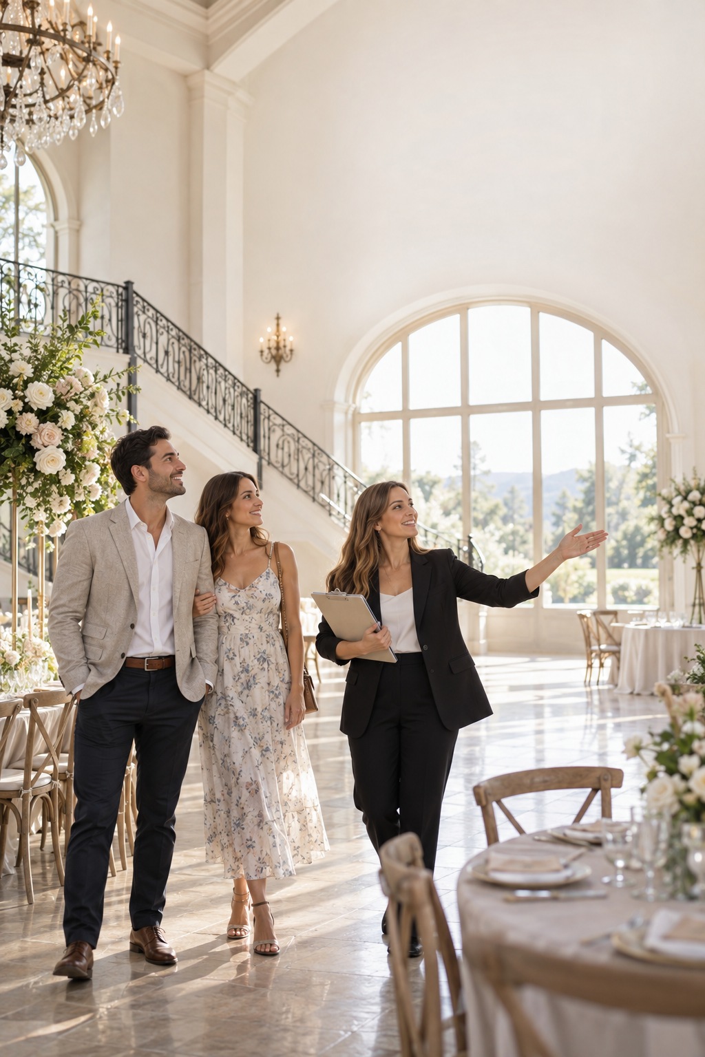 step by step wedding planning guide venue tour