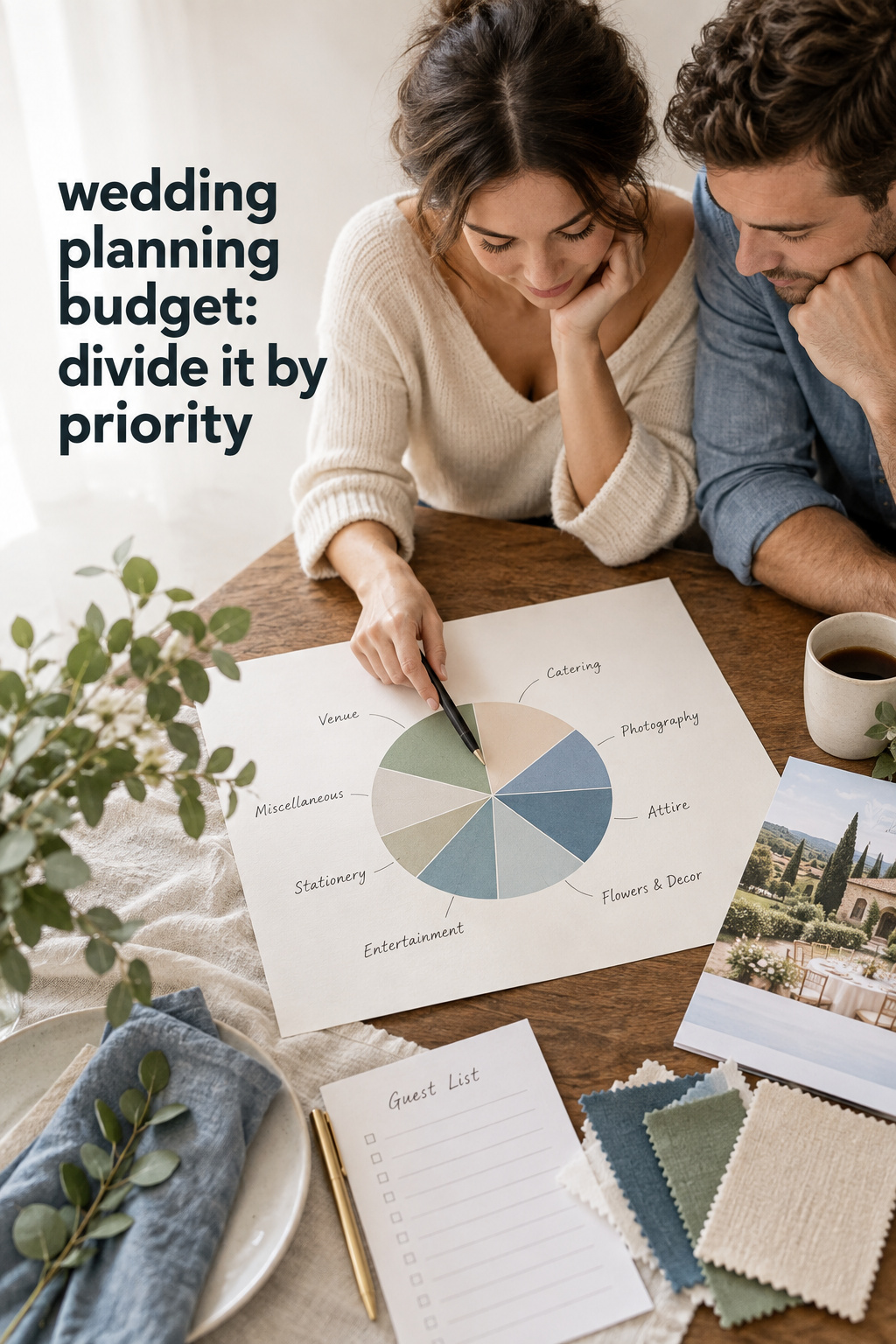 wedding planning budget: divide it by priority