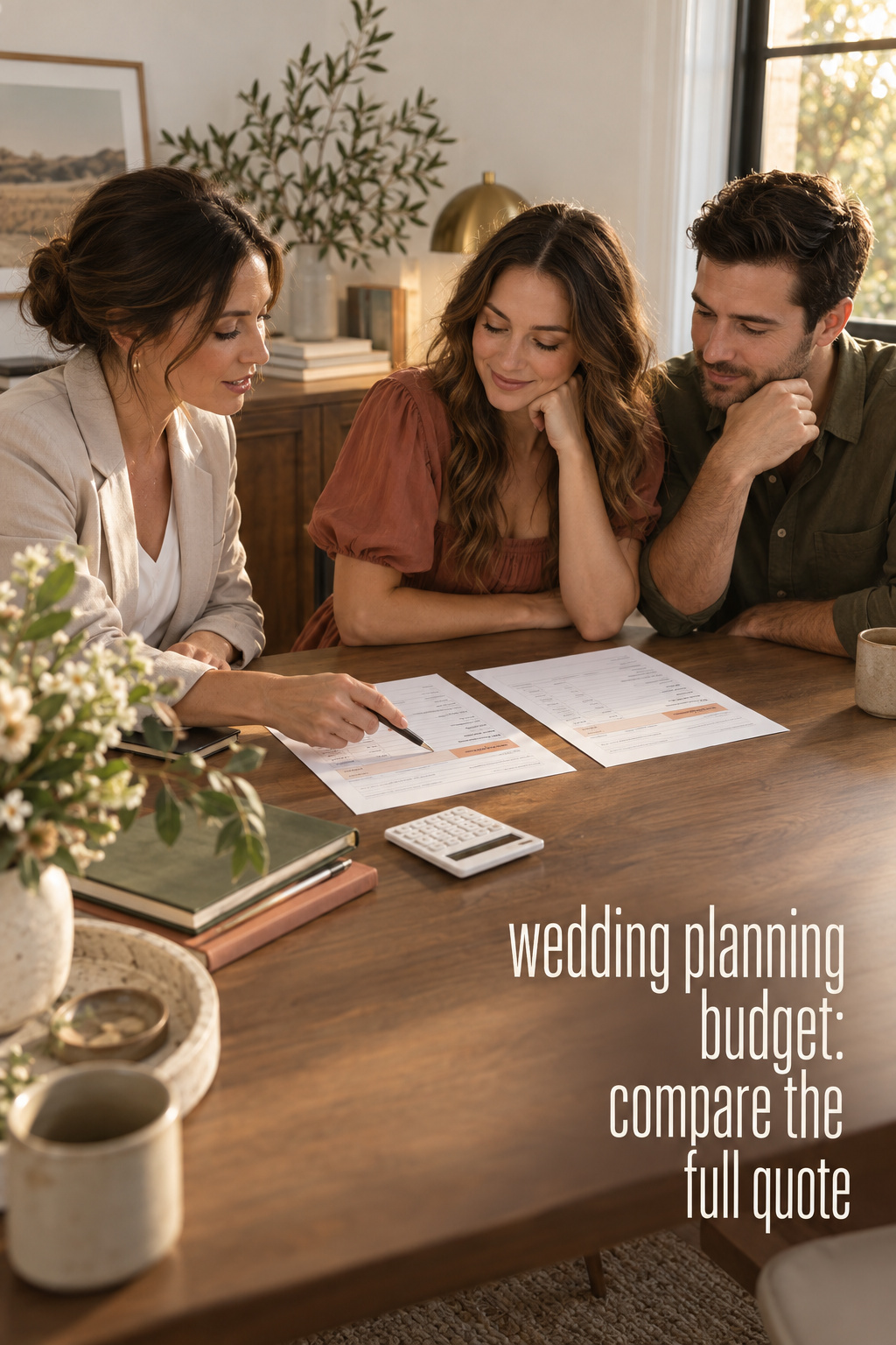 wedding planning budget: compare the full quote