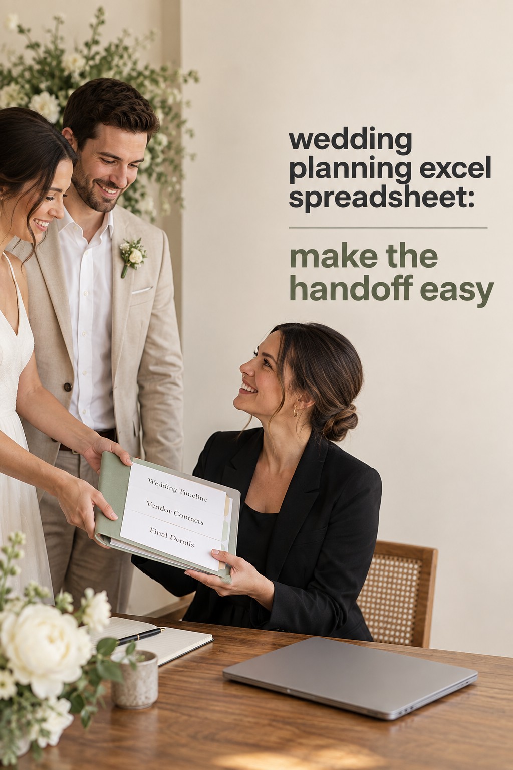 wedding planning excel spreadsheet final handoff folder for wedding coordinator