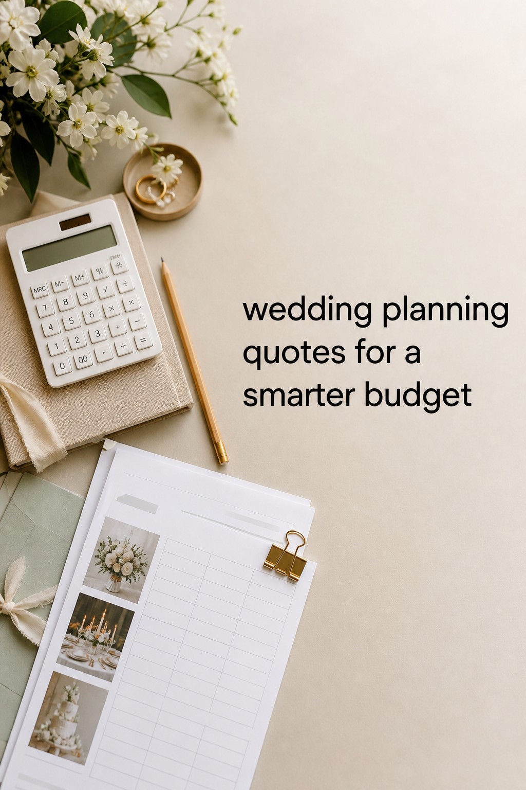 wedding planning quotes for a smarter budget