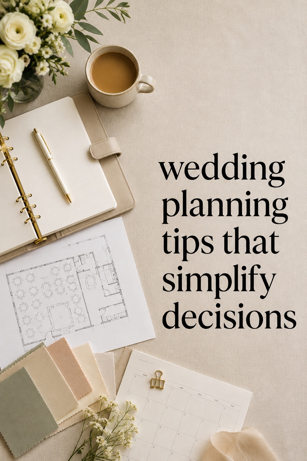 wedding planning tips that simplify decisions