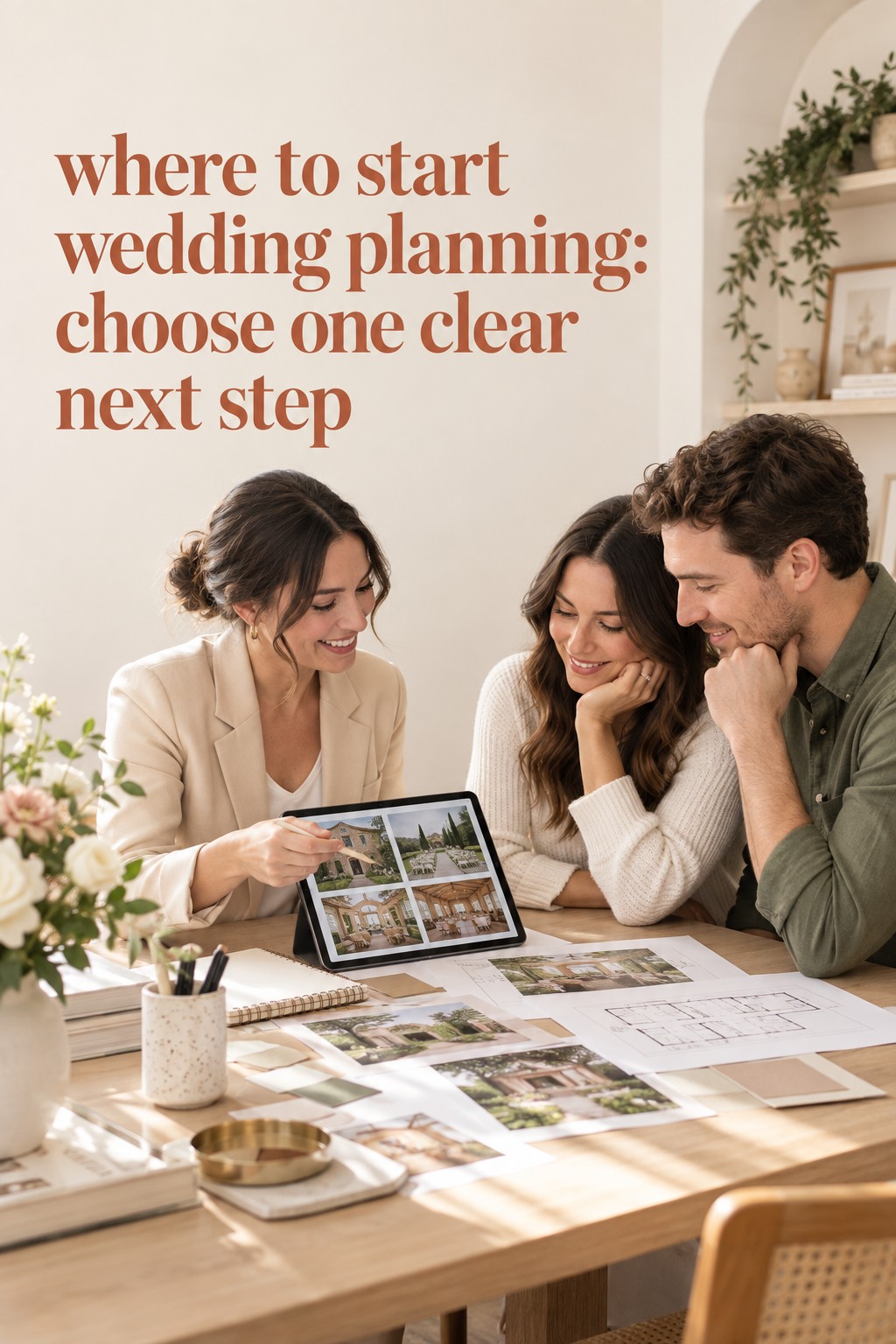 where to start wedding planning with a clear next step and venue shortlist