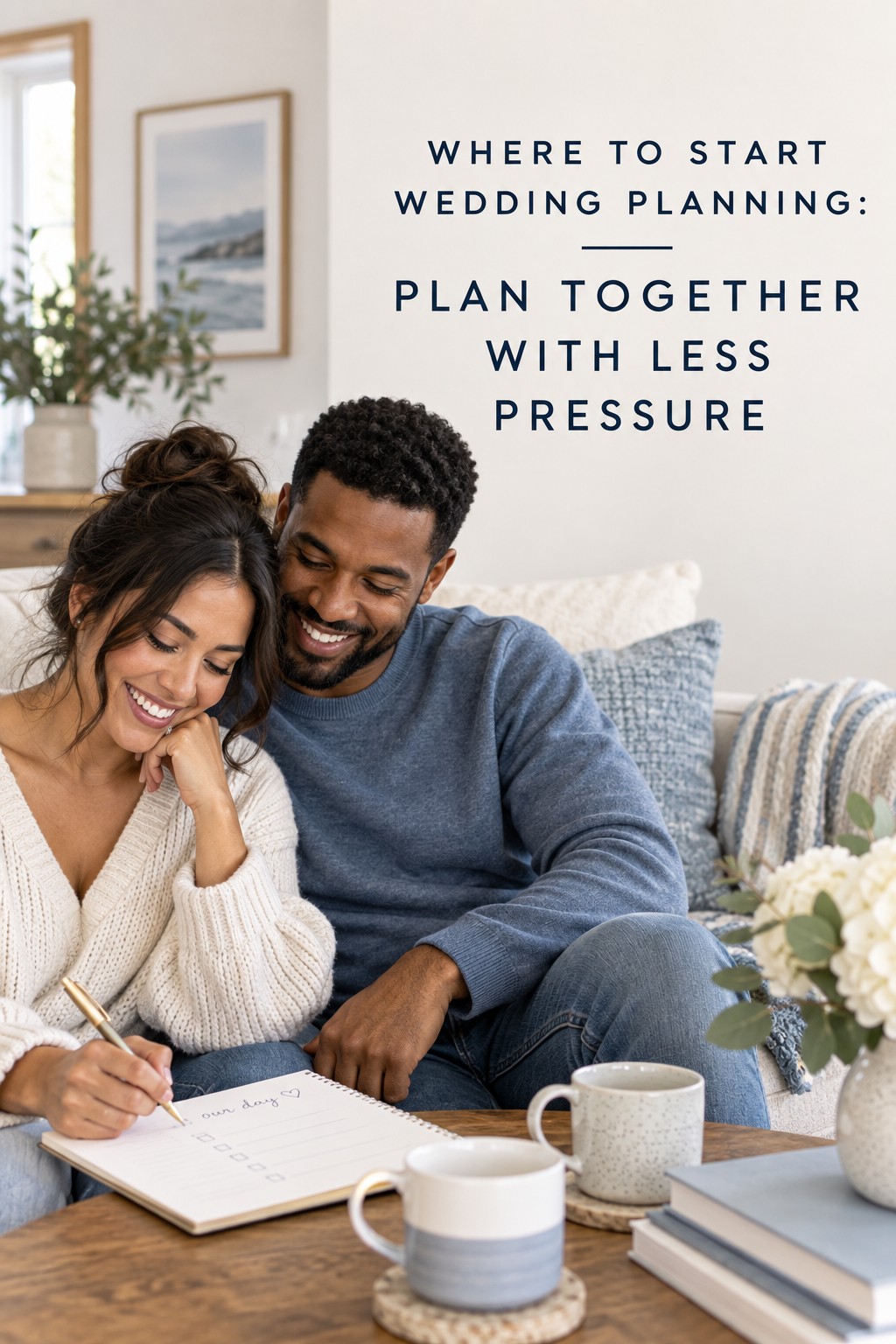where to start wedding planning as a couple with less pressure