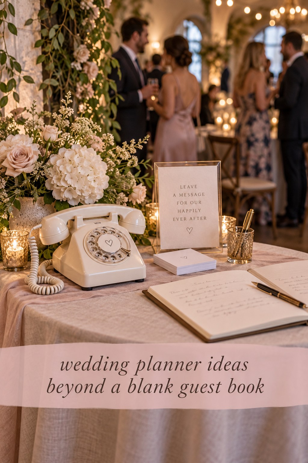 Wedding Planner Ideas Beyond a Blank Book wedding planner ideas with audio phone and written guest book