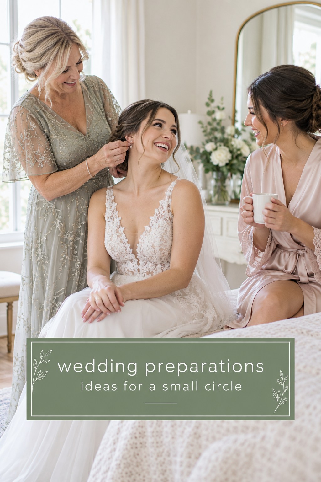 Wedding Preparations With a Small Circle wedding preparations ideas for a bride and two close loved ones