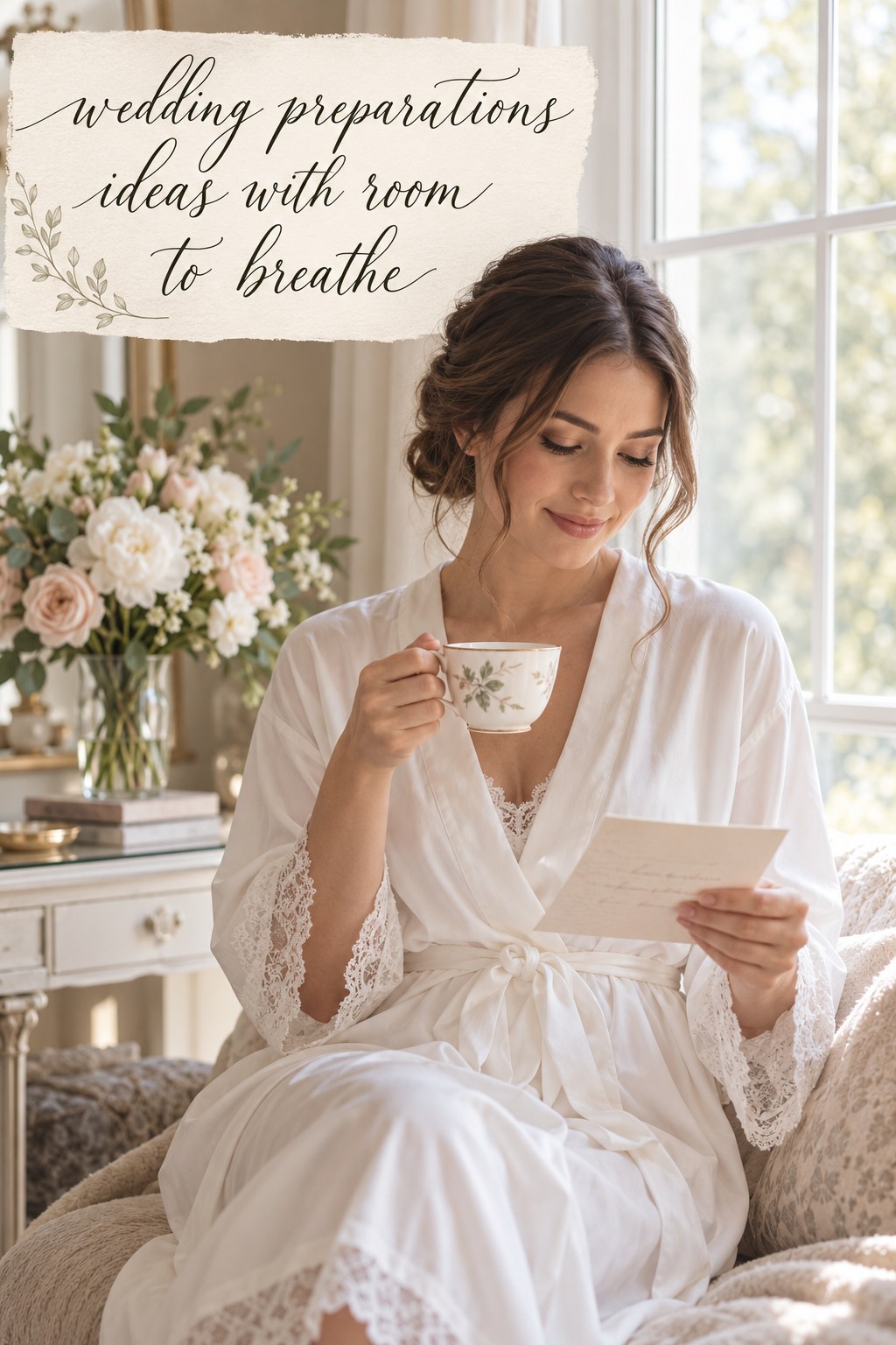 Wedding Preparations With Room to Breathe wedding preparations ideas for a quiet pause before the ceremony